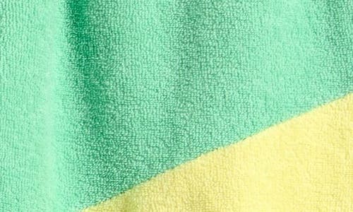 Bobo Choses Colorblock French Terry Joggers In Light Green