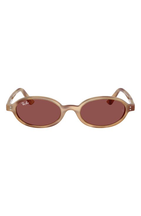 51mm Oval Sunglasses