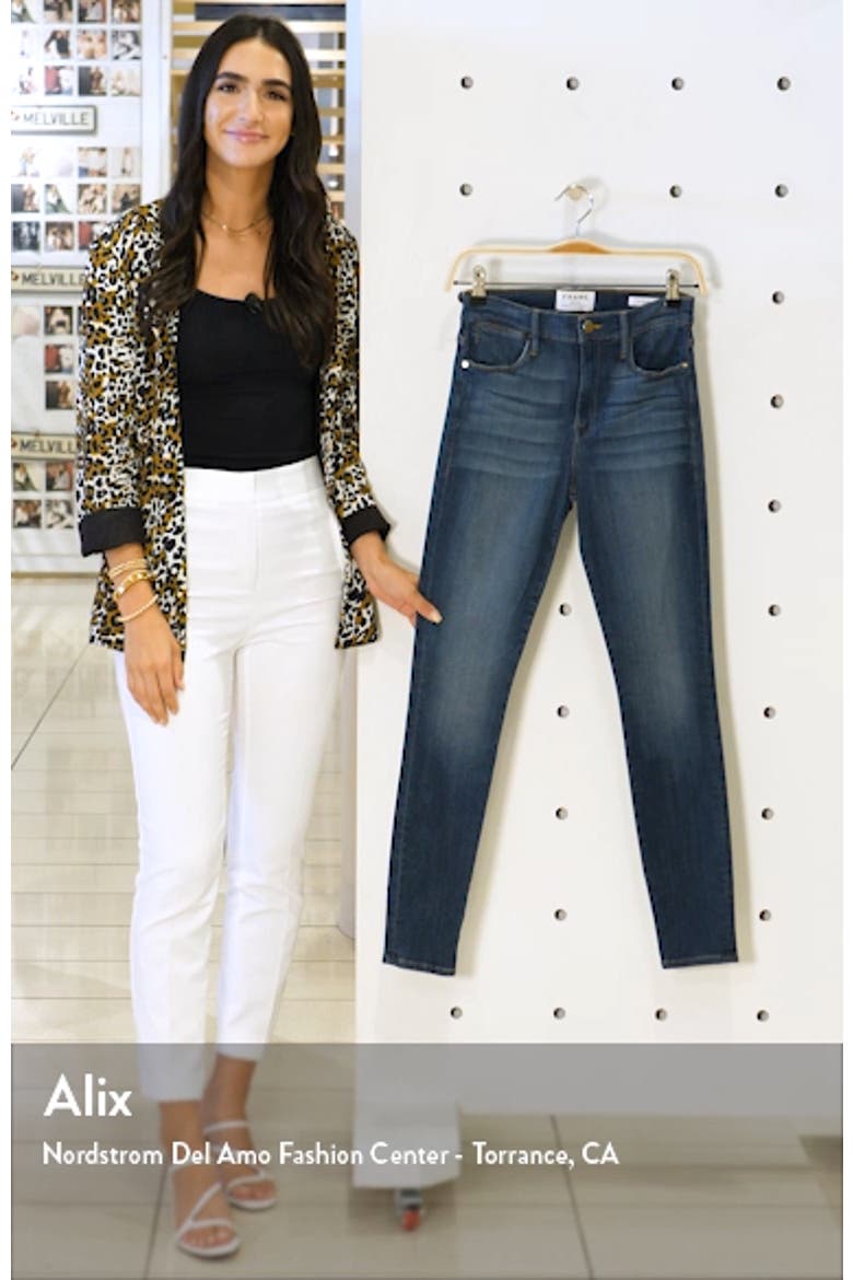 Le High Skinny Ankle Jeans video