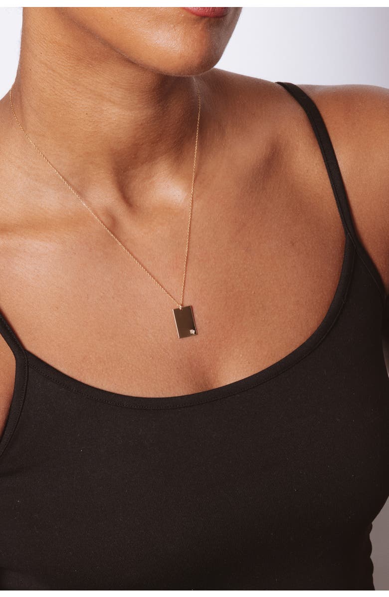 Set & Stones Goldie Horoscope Necklace, Alternate, color, Gold / Sagittarius