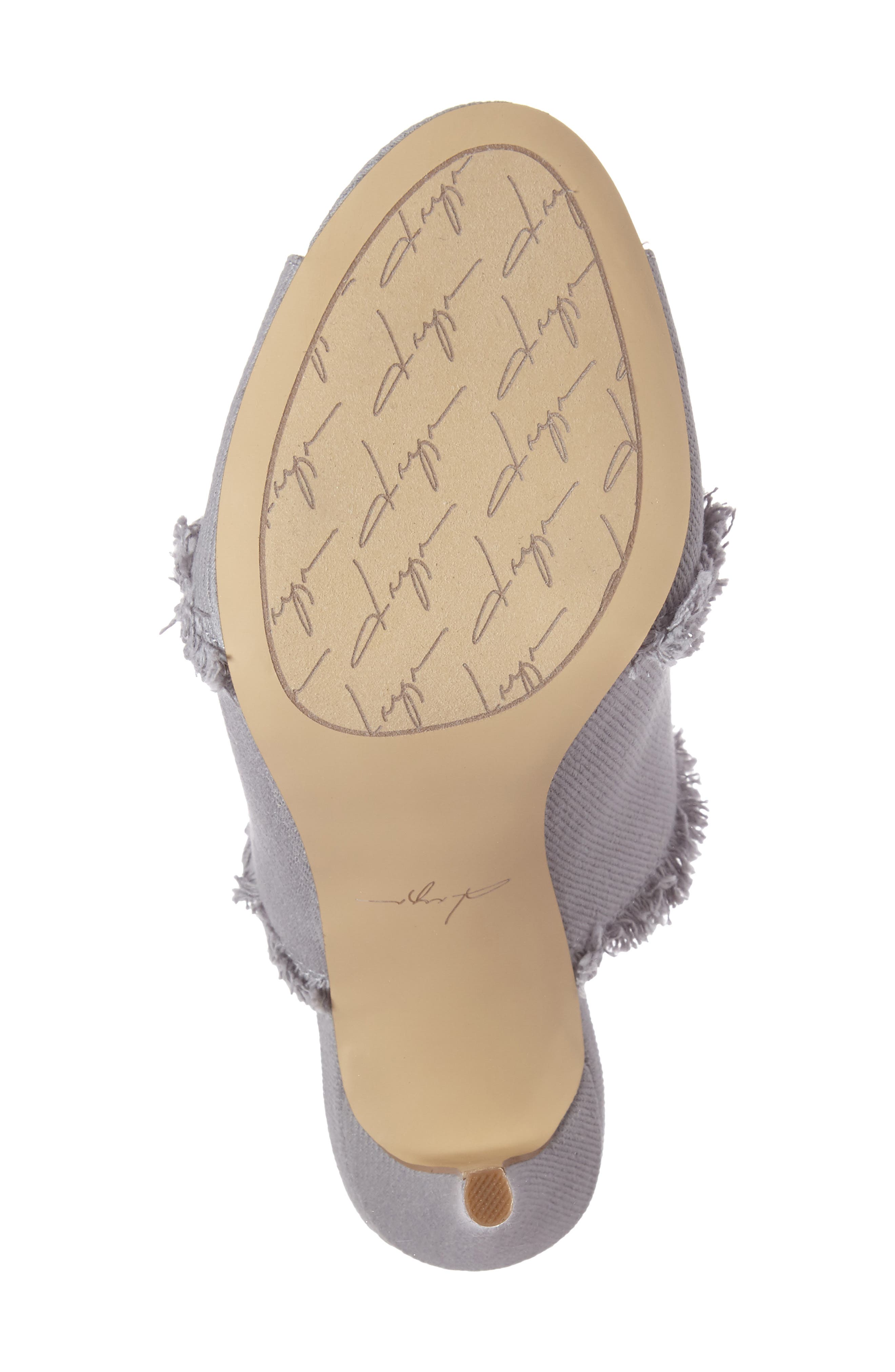 Daya by Zendaya Sheridan Fringe Denim Clog, Alternate, color, 