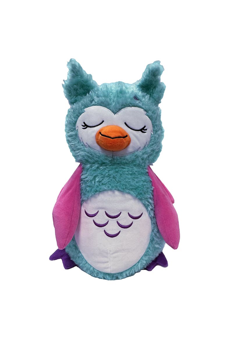 Adorable Storables Owl Teal & Pink 8 InchesAges 1+, Alternate, color, Multicolored
