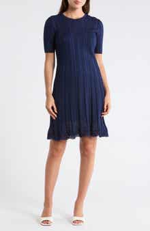 M Missoni Short Sleeve A-Line Dress