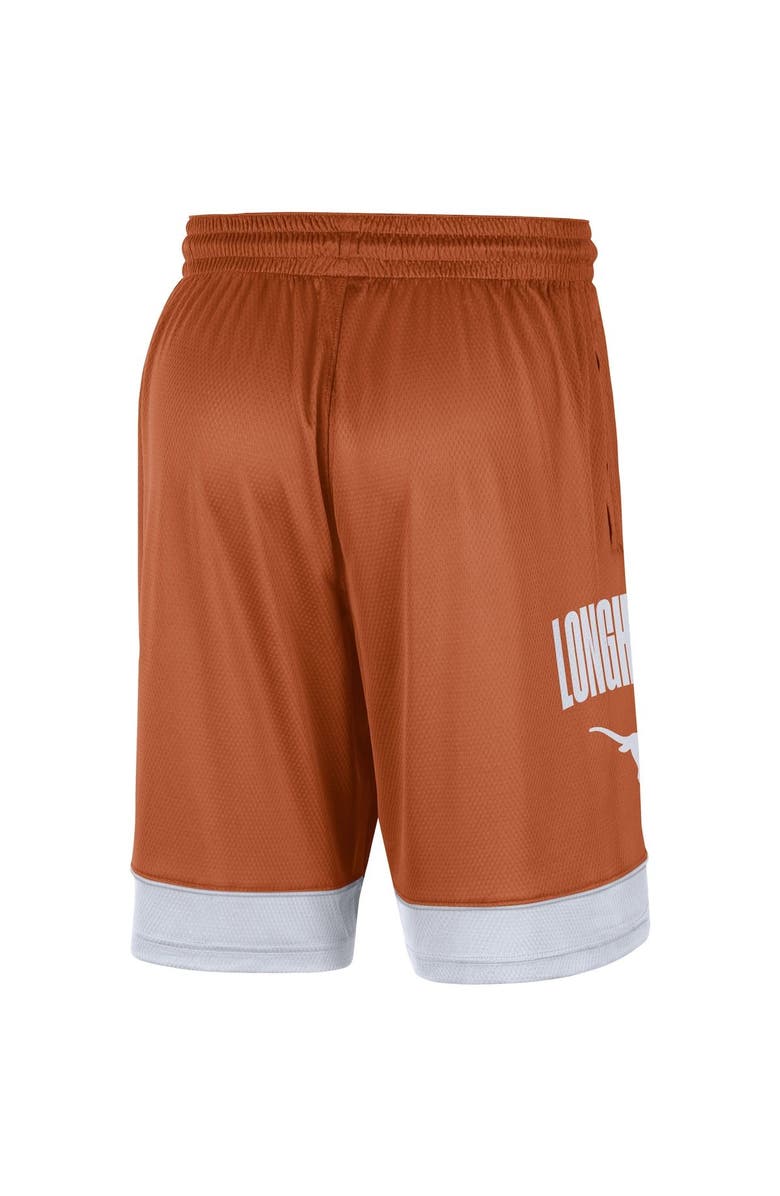 Nike Men's Nike Texas Orange/White Texas Longhorns Fast Break Performance Shorts, Alternate, color, 