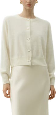 Lilysilk Ultra-Soft Brushed Cashmere Cardigan