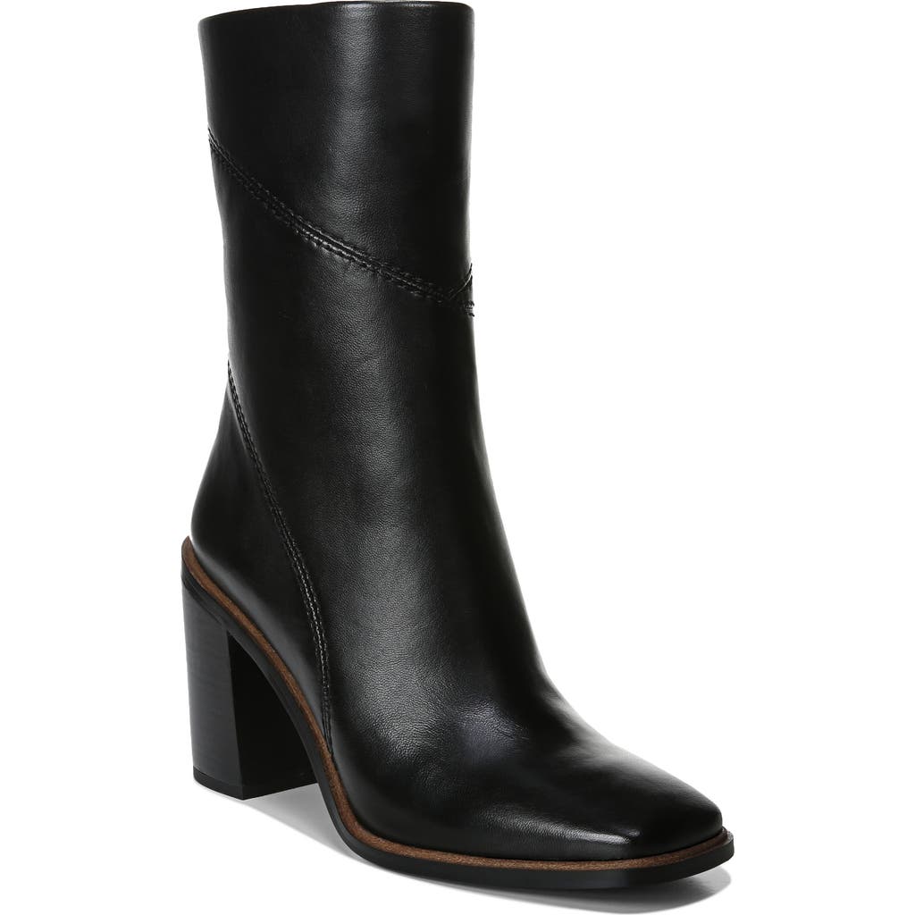 Franco Sarto Womens Stevie Mid Shaft Boots Regular Wide Calf In Black