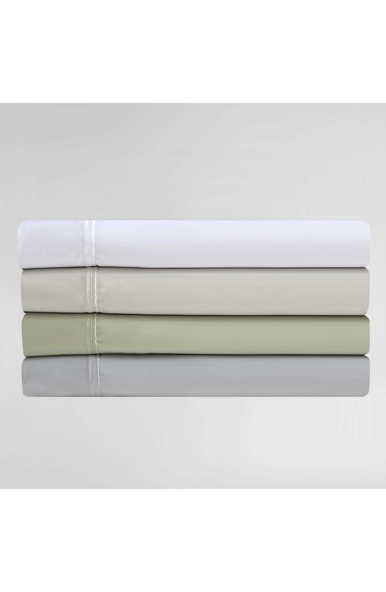 Calvin Klein Rekoop Sateen Sheet Set, Alternate, color, Light Sage