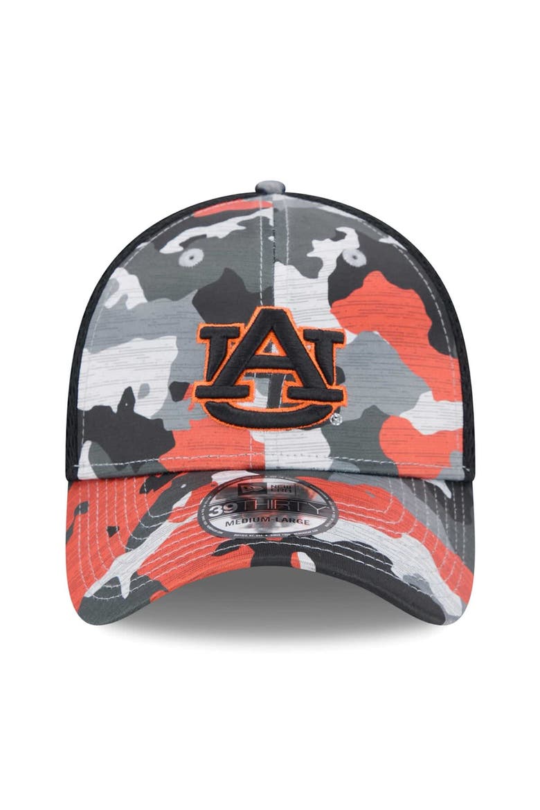 Men's New Era Camo/Black Auburn Tigers Active 39THIRTY Flex Hat, Alternate, color, Camo