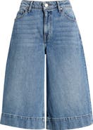 Treasure & Bond High Waist Culotte Wide Leg Jeans