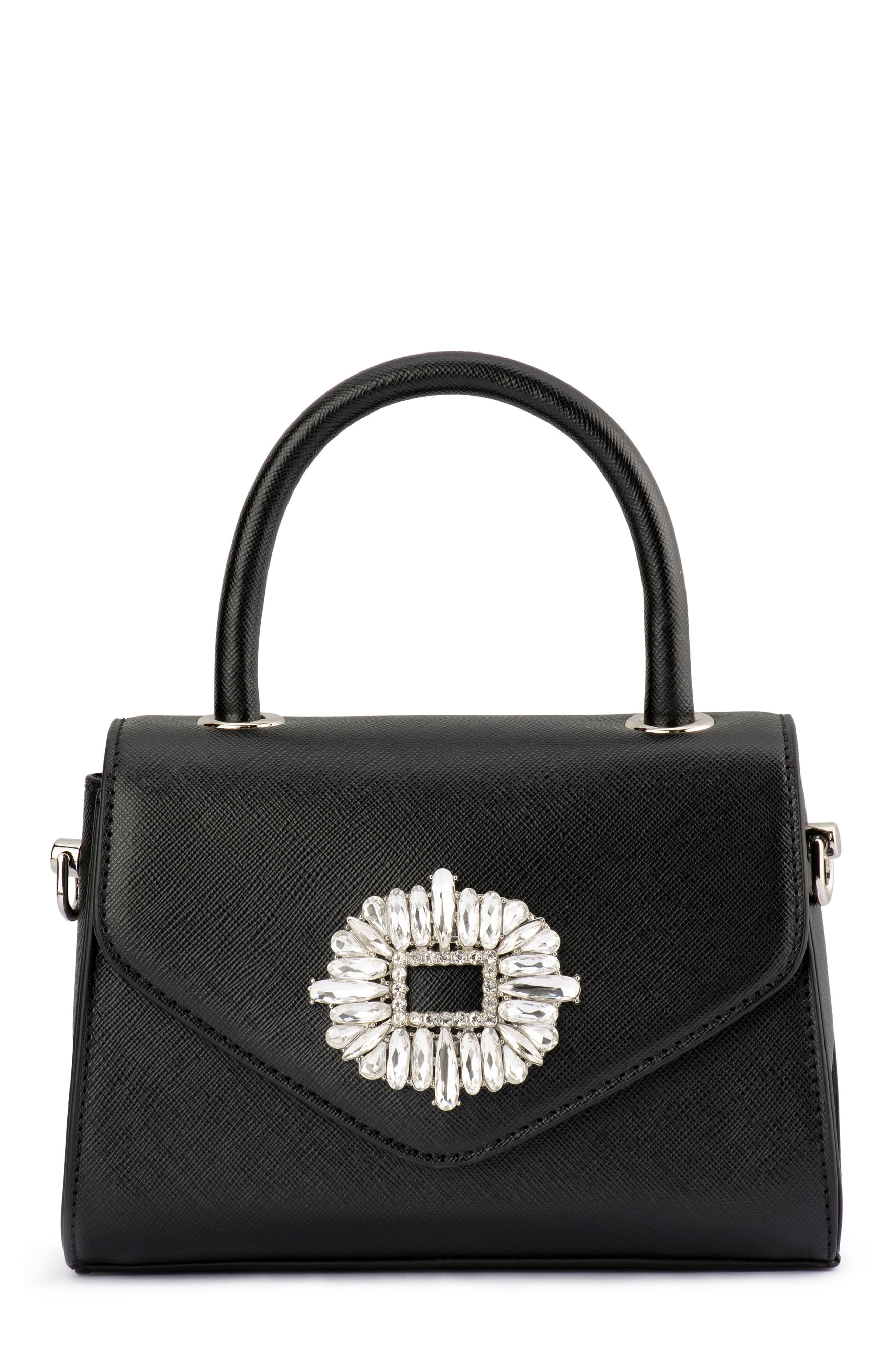 Olga Berg Alejandra Embellished Top Handle Bag
