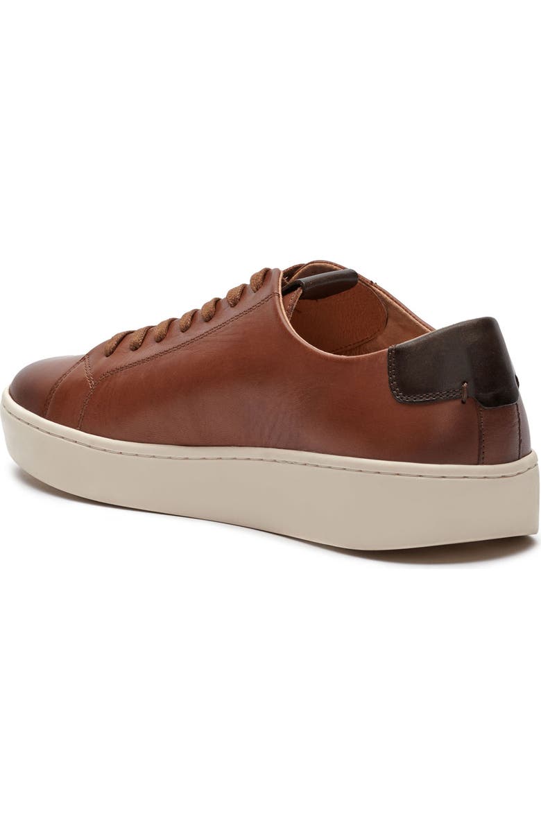 Vince Camuto Hallman Leather Sneaker, Alternate, color, Cognac 02