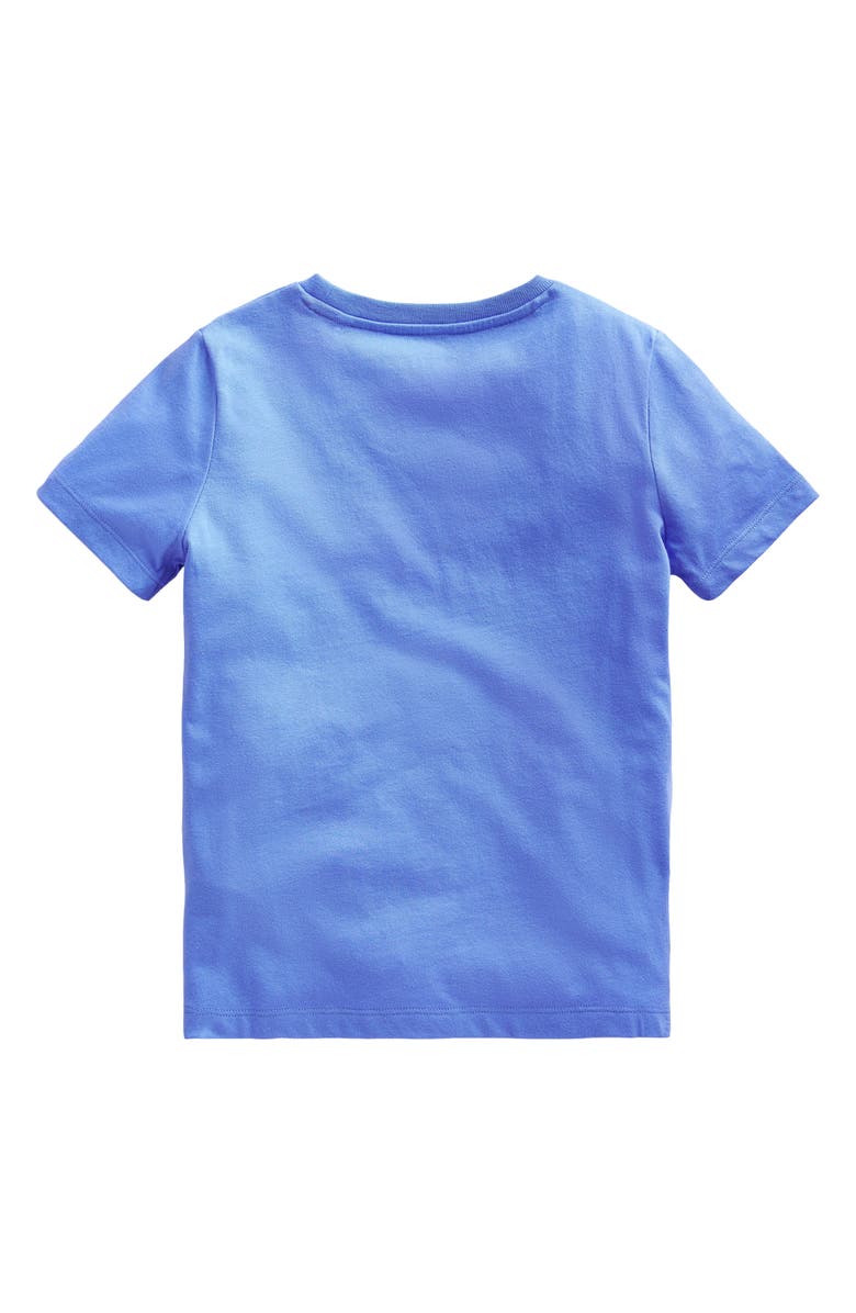 Mini Boden Kids' Dinosaur Bouclé Cotton T-Shirt, Alternate, color,