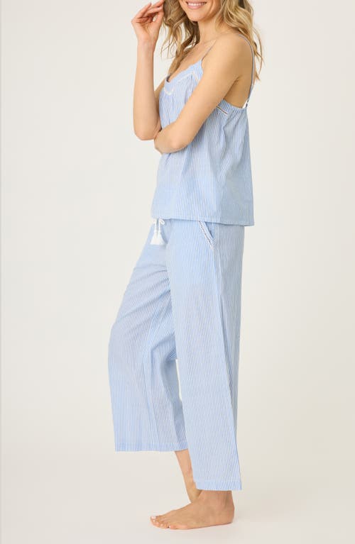 Shop Pj Salvage Dainty Daisy Pajamas In Bright Blue