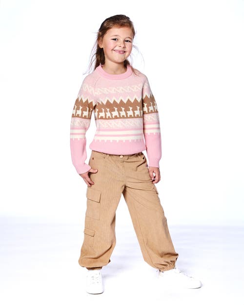 Deux Par Deux Parachute Corduroy Pants With Cargo Pockets In Neutral