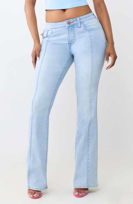 Becca Seamed Flap Pocket Bootcut Jeans
