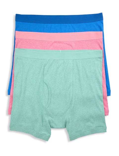 Big 
Tall 3-pk Heathered Boxer Briefs