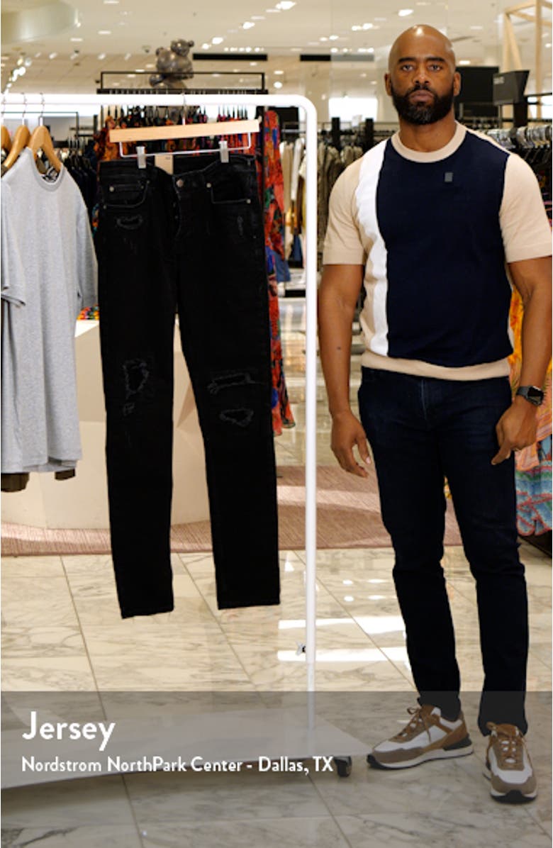 Chitch Boneyard Ripped Slim Fit Stretch Denim Jeans, sales video thumbnail