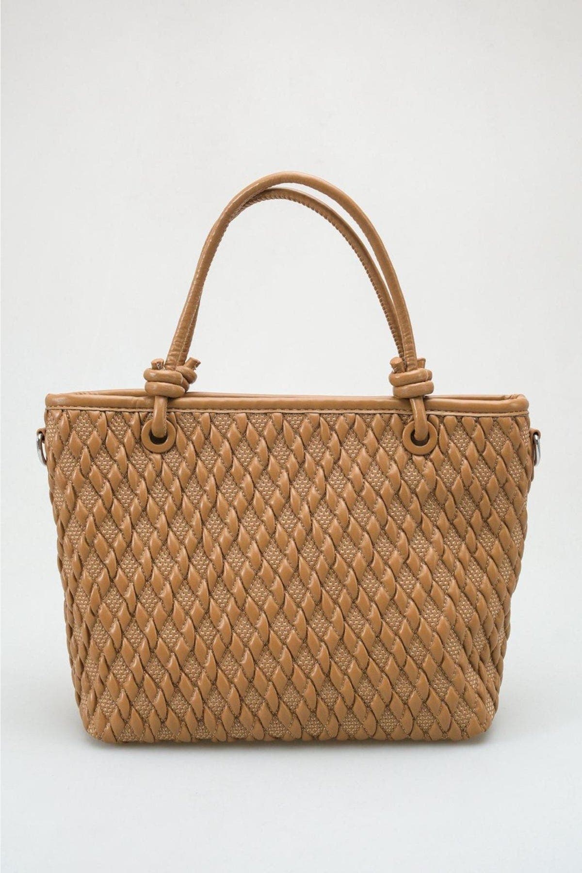 Prologue Shoes Capri Woven Bag, Alternate, color, Mustard