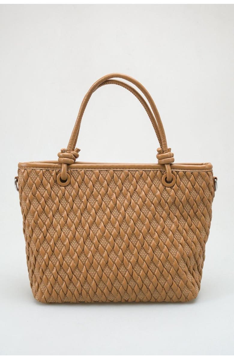 Prologue Shoes Capri Woven Bag, Alternate, color, Mustard