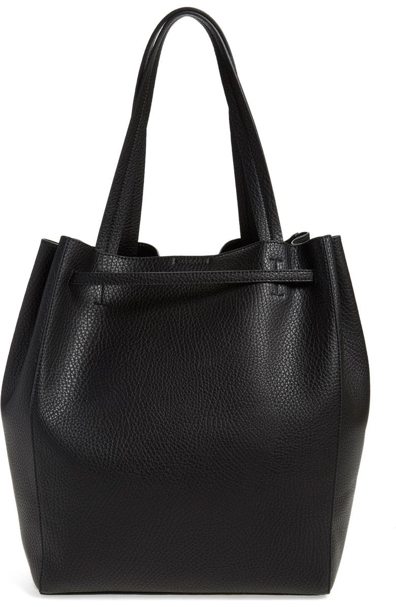 BP. Faux Leather Drawstring Tote, Alternate, color,