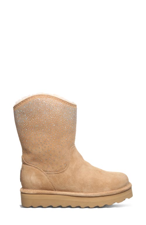Bearpaw Glam Platform Western Boot In Brown