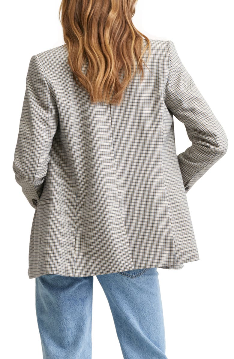 MANGO Double Breasted Blazer, Alternate, color, 