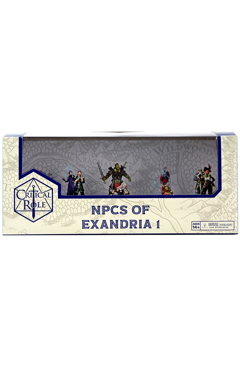 WizKids Games Critical Role Npcs Of Exandria Set 1 10 Miniature Set, Prepainted, Rpg, Main, color, Multicolored