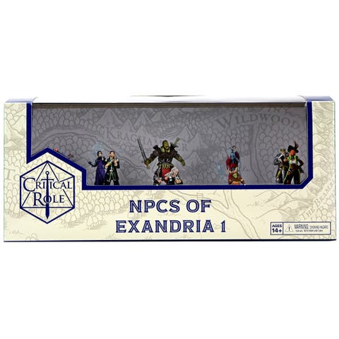 Critical Role Npcs Of Exandria Set 1 10 Miniature Set, Prepainted, Rpg