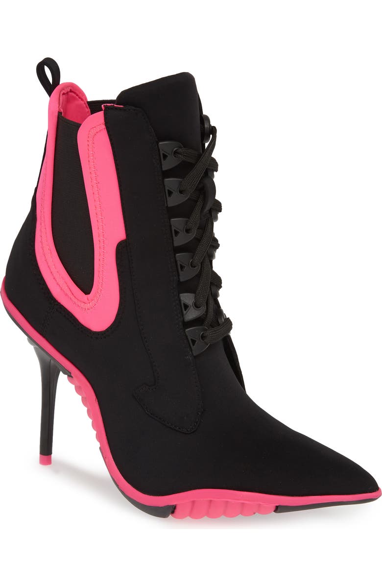 Jeffrey Campbell Big Bang Ankle Tie Bootie, Main, color,