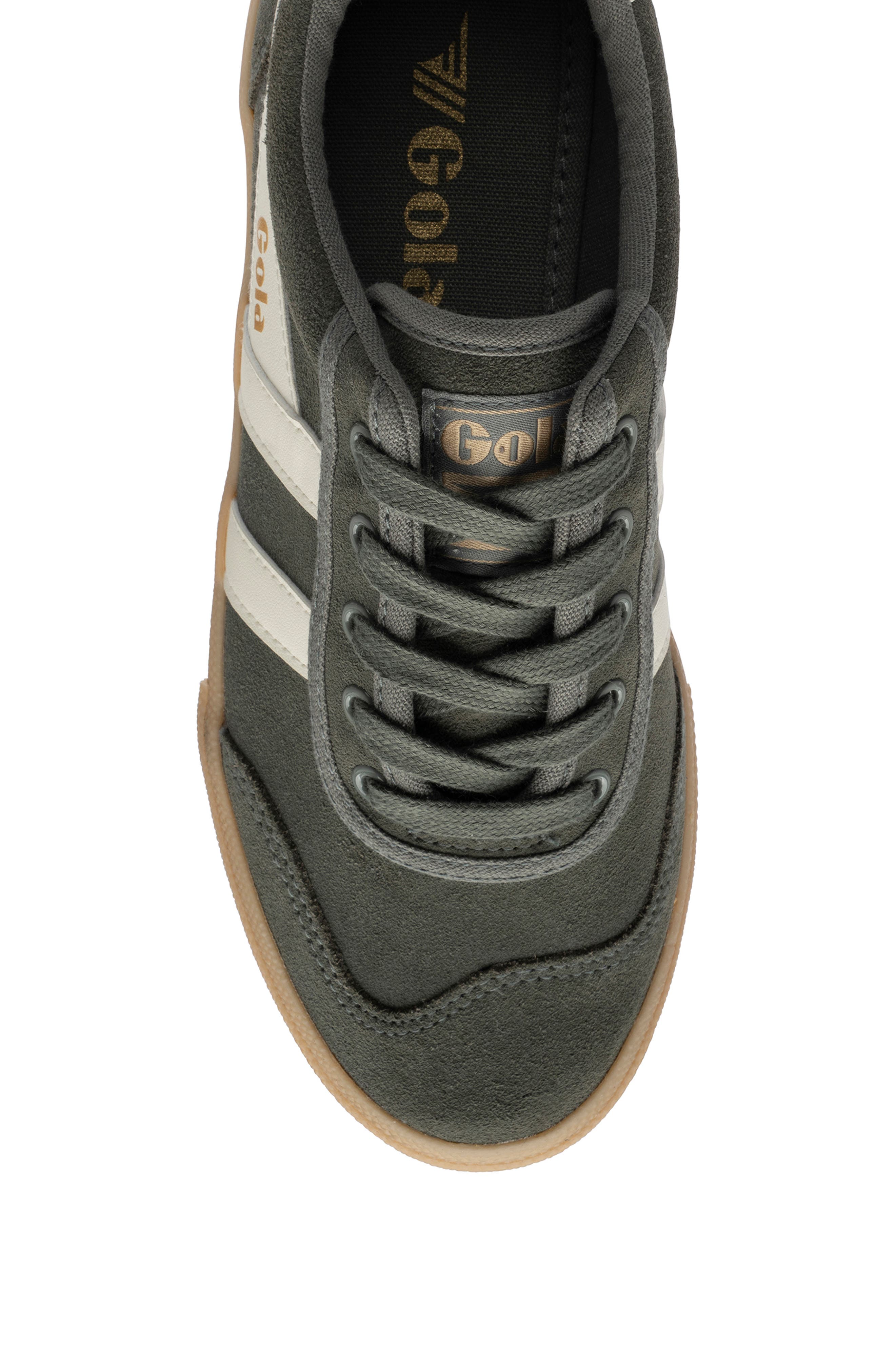 Badminton Sneaker, Alternate, color, CONIFER/ OFF WHITE/ GUM