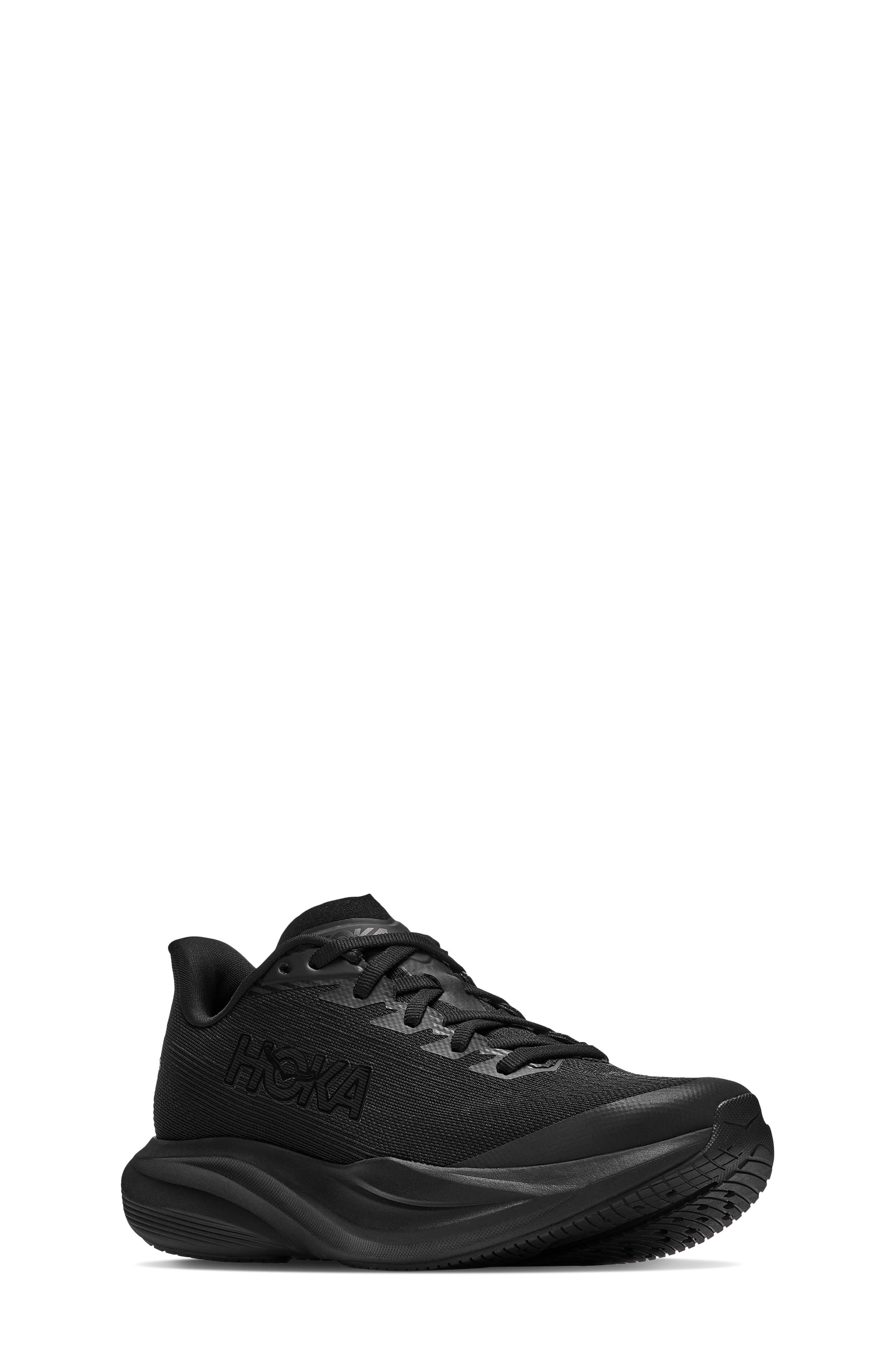 Kids' Mach 7 Running Shoe, Main, color, BLACK / BLACK