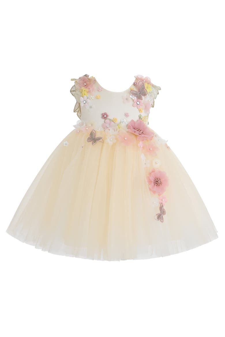 bow front layered tube tulle dress Tulleen Rosslyn Lace Up Corset Back