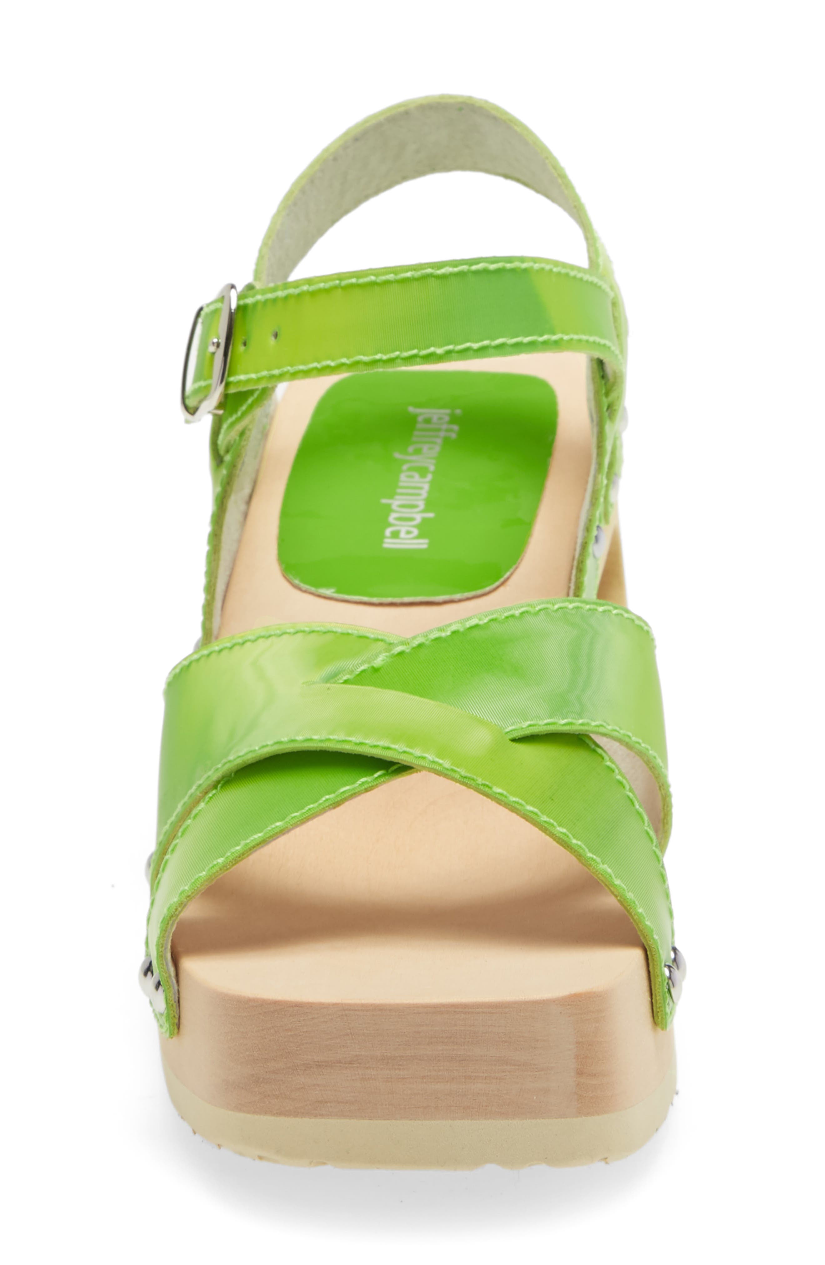 Jeffrey Campbell Spiced Wood Wedge Sandal, Alternate, color, 