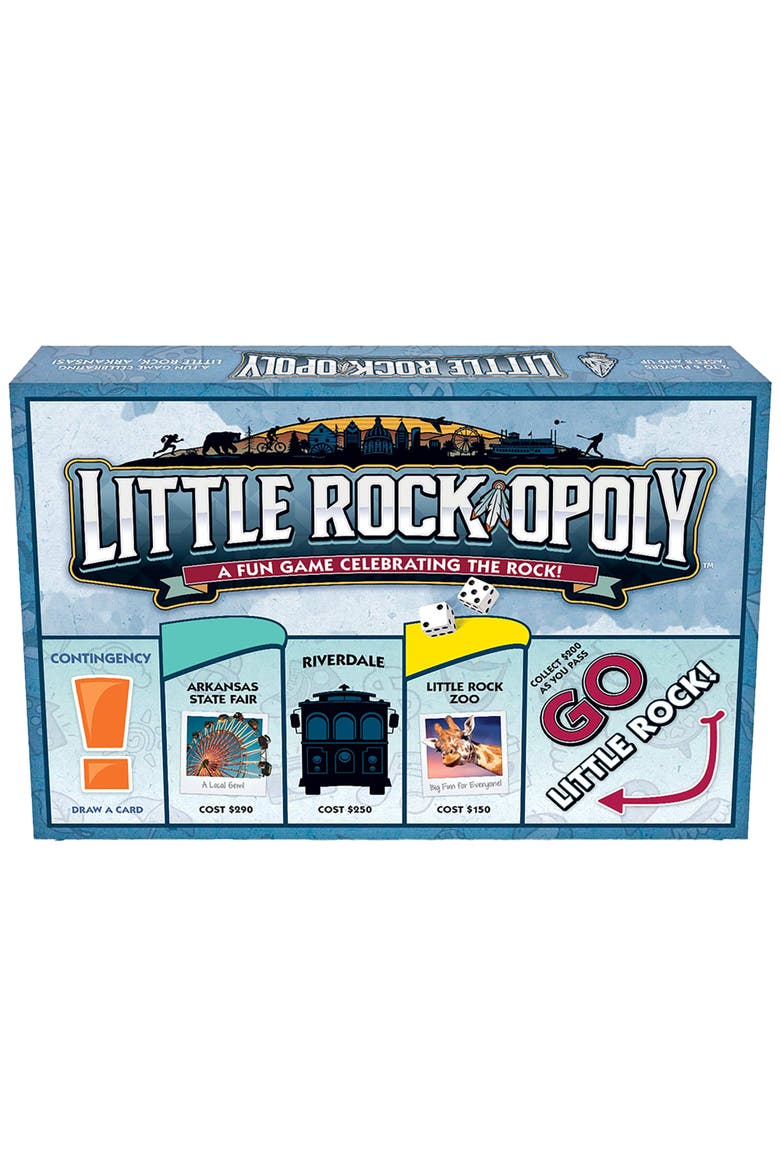 Little Rock Opoly Board Game, Main, color, Multicolored