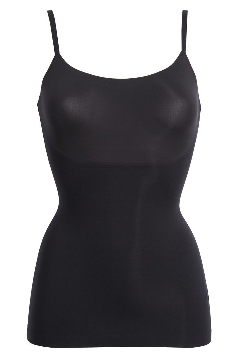 Thinstincts® Convertible Camisole, Alternate, color, VERY BLACK