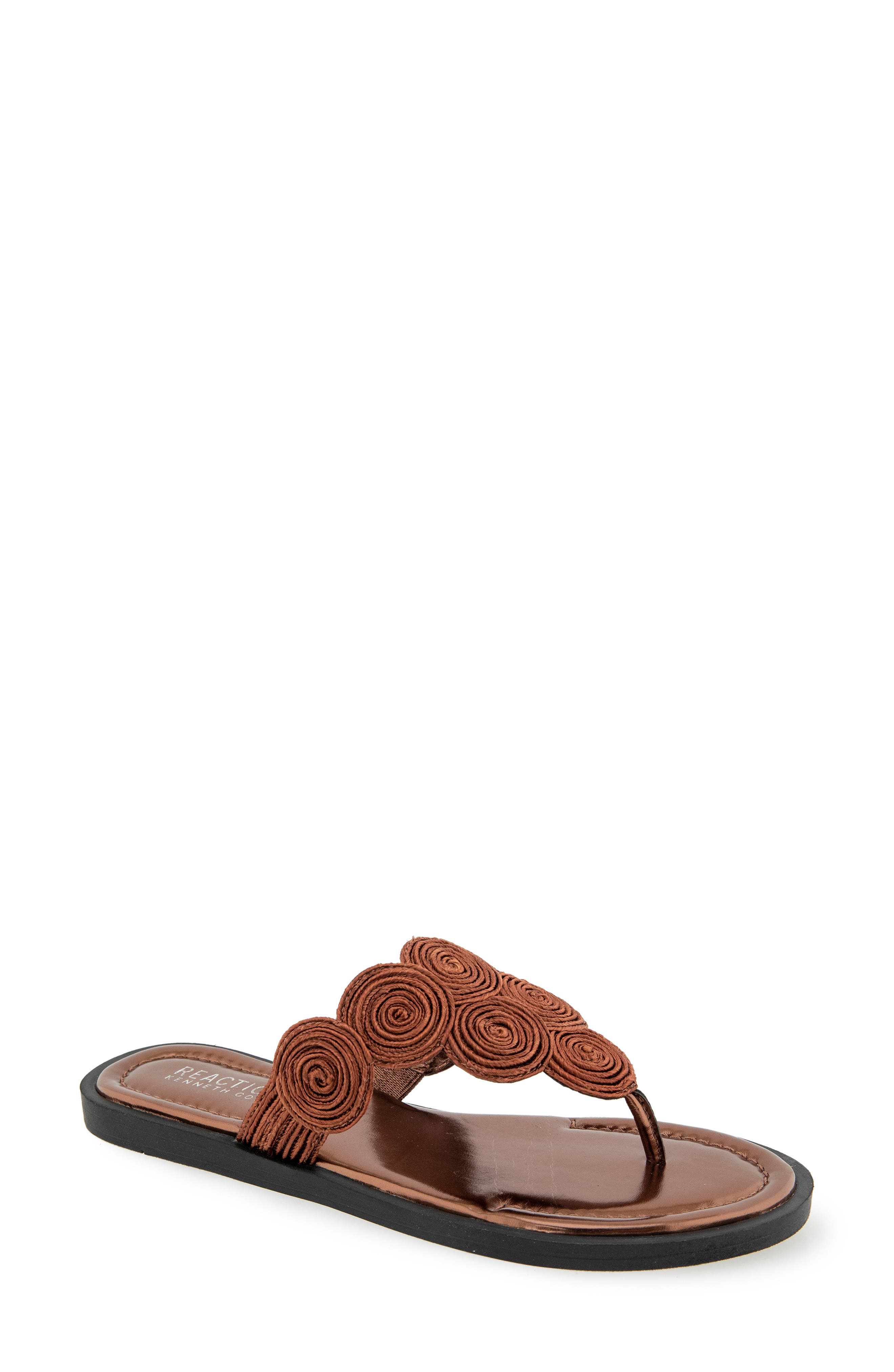 Reaction Kenneth Cole Spiraling Flip Flop, Main, color, 