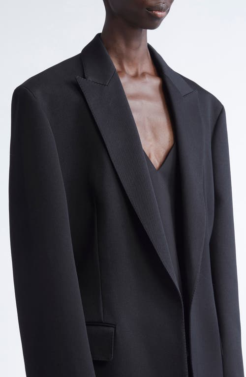 Fforme Elaina Tailored Wool Blazer In Black