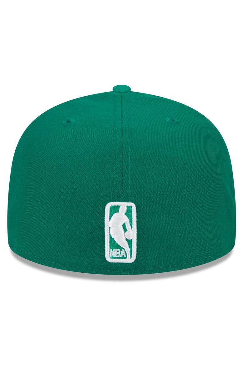 New Era Men's New Era Kelly Green Boston Celtics  Rally Drive Side Patch 59FIFTY Fitted Hat, Alternate, color, 