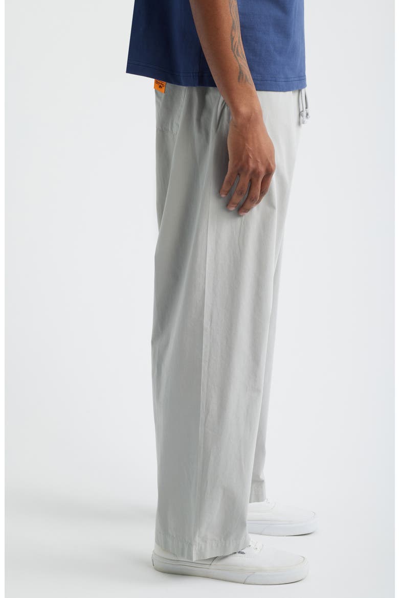 Easy Organic Cotton Canvas Chef Pants, Alternate, color, SILVER