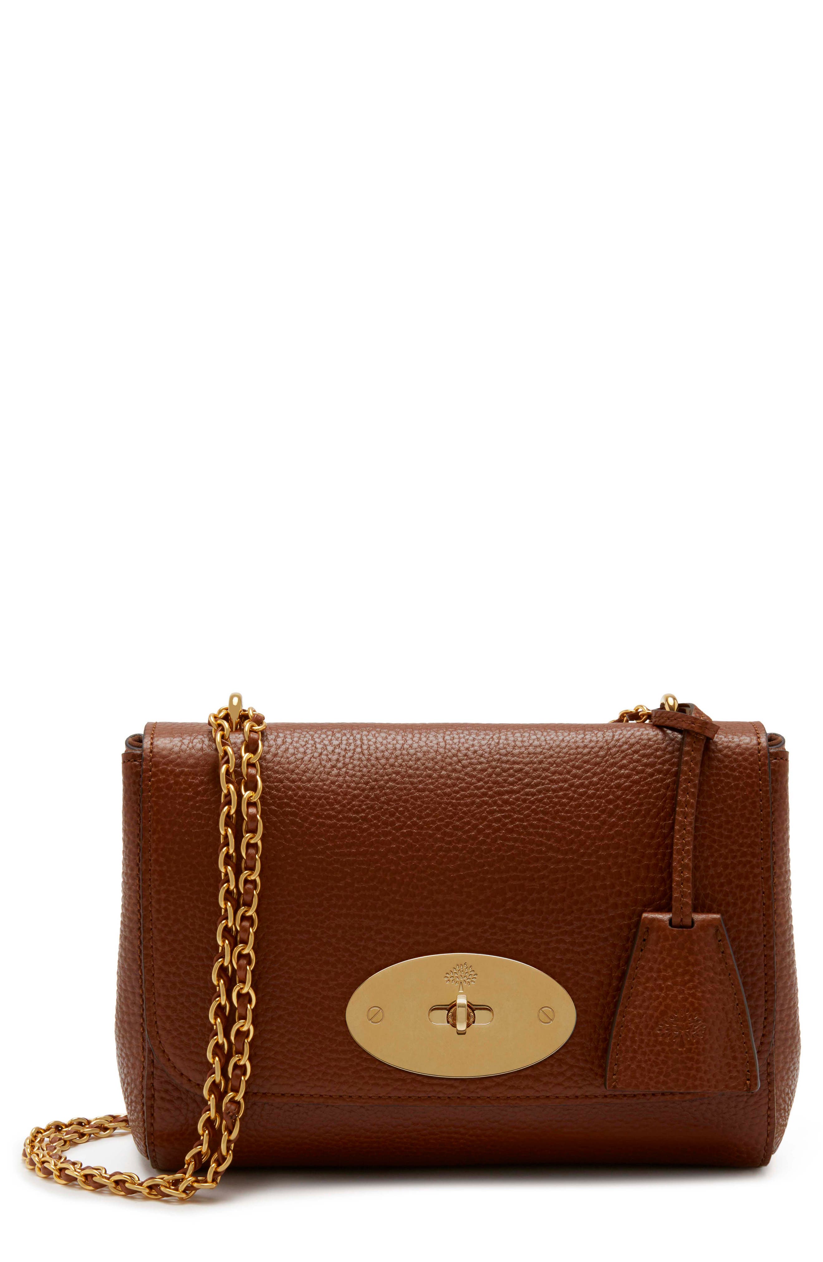 Mulberry Lily Leather Shoulder Bag, Main, color, 