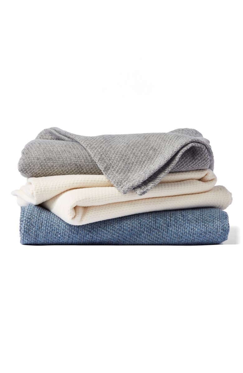 Coyuchi Sequoia Blanket, Alternate, color, Gray