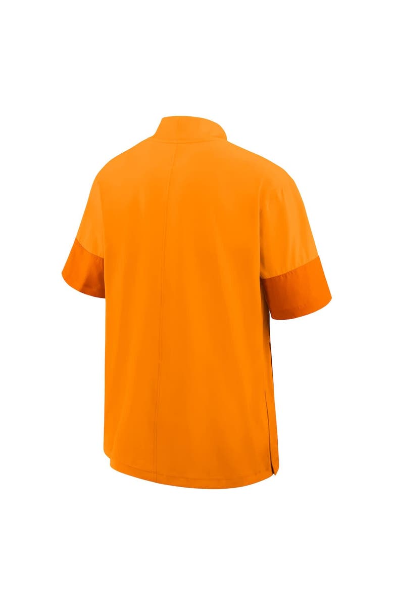 Nike Men's Nike Tennessee Orange Tennessee Volunteers 2025 Sideline Short Sleeve Quarter-Zip Coach Jacket, Alternate, color, Tennessee Orange