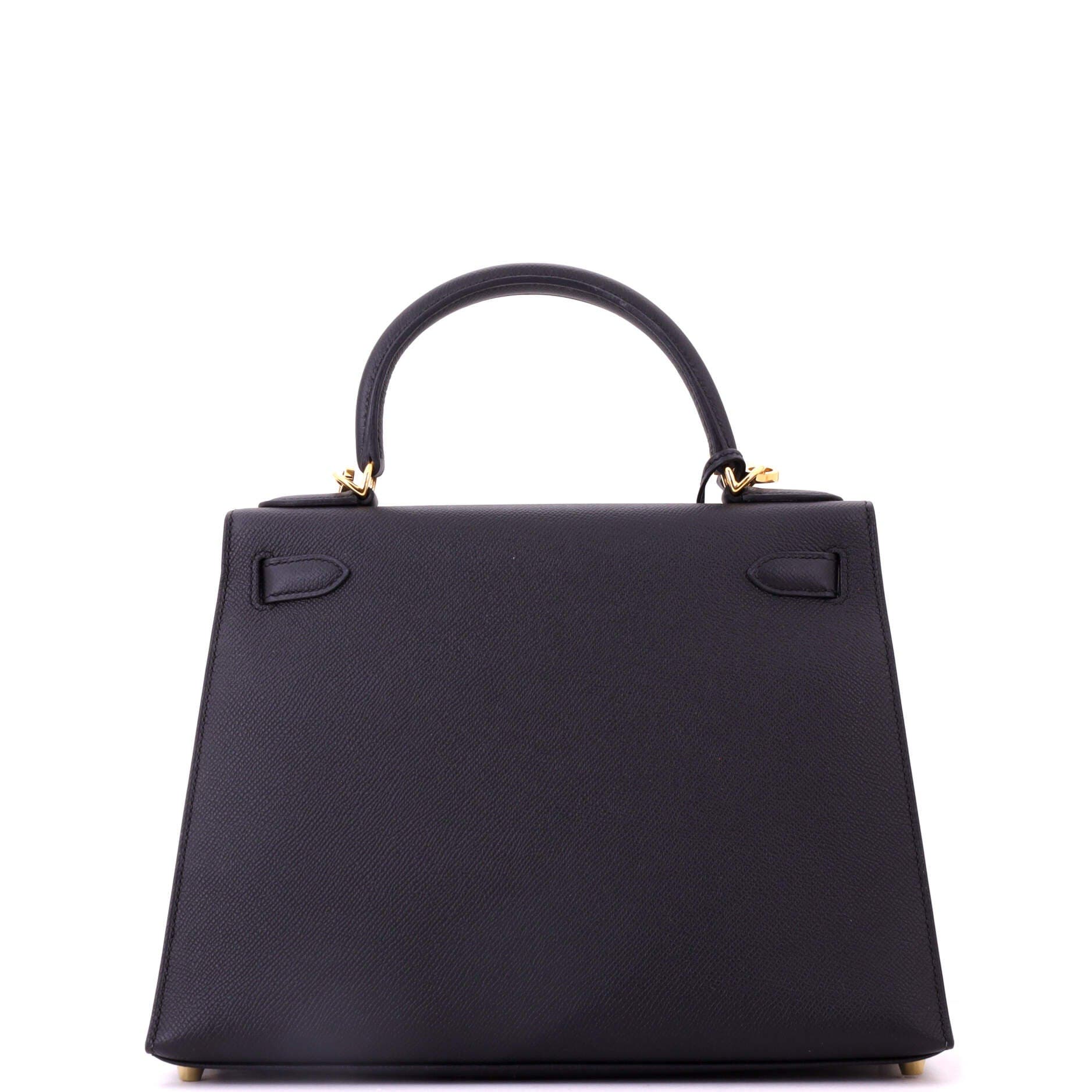 Kelly Handbag Black Epsom with Gold Hardware 28, Alternate, color, Black