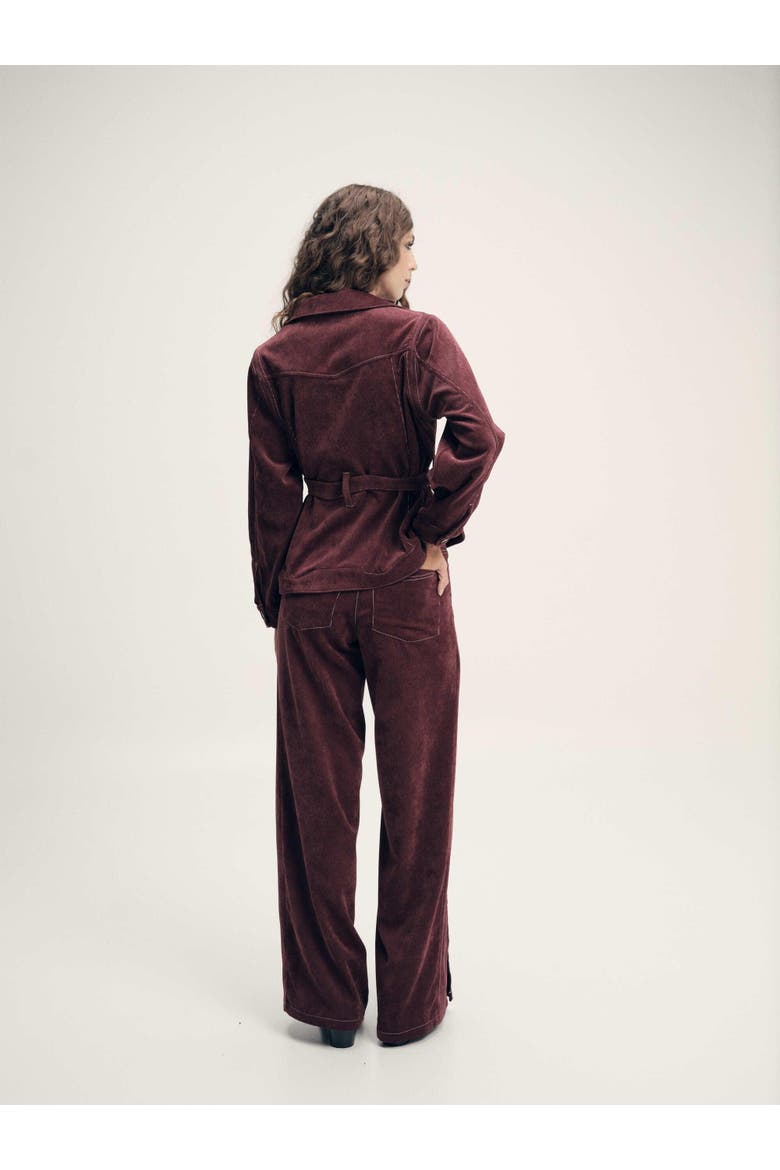 Viboraire Pant, Alternate, color, Burgundy