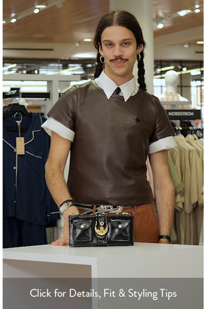 Buckle Leather Clutch video