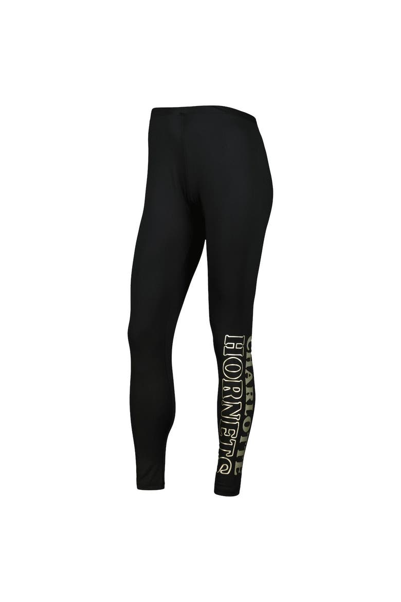 Women's G-III 4Her by Carl Banks Black Charlotte Hornets Stadium Leggings, Alternate, color, Black