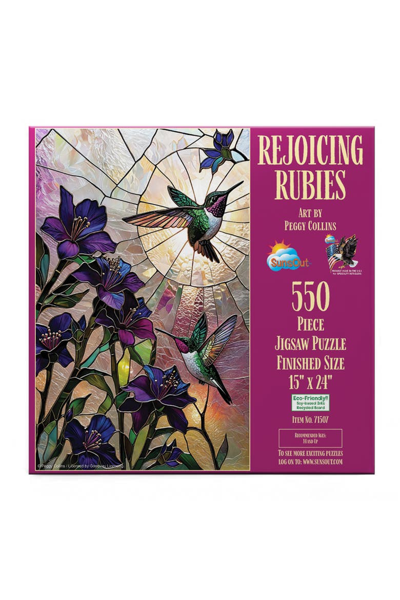 Rejoicing Rubies 550 piece Jigsaw Puzzle for Adults, Alternate, color, Multicolor