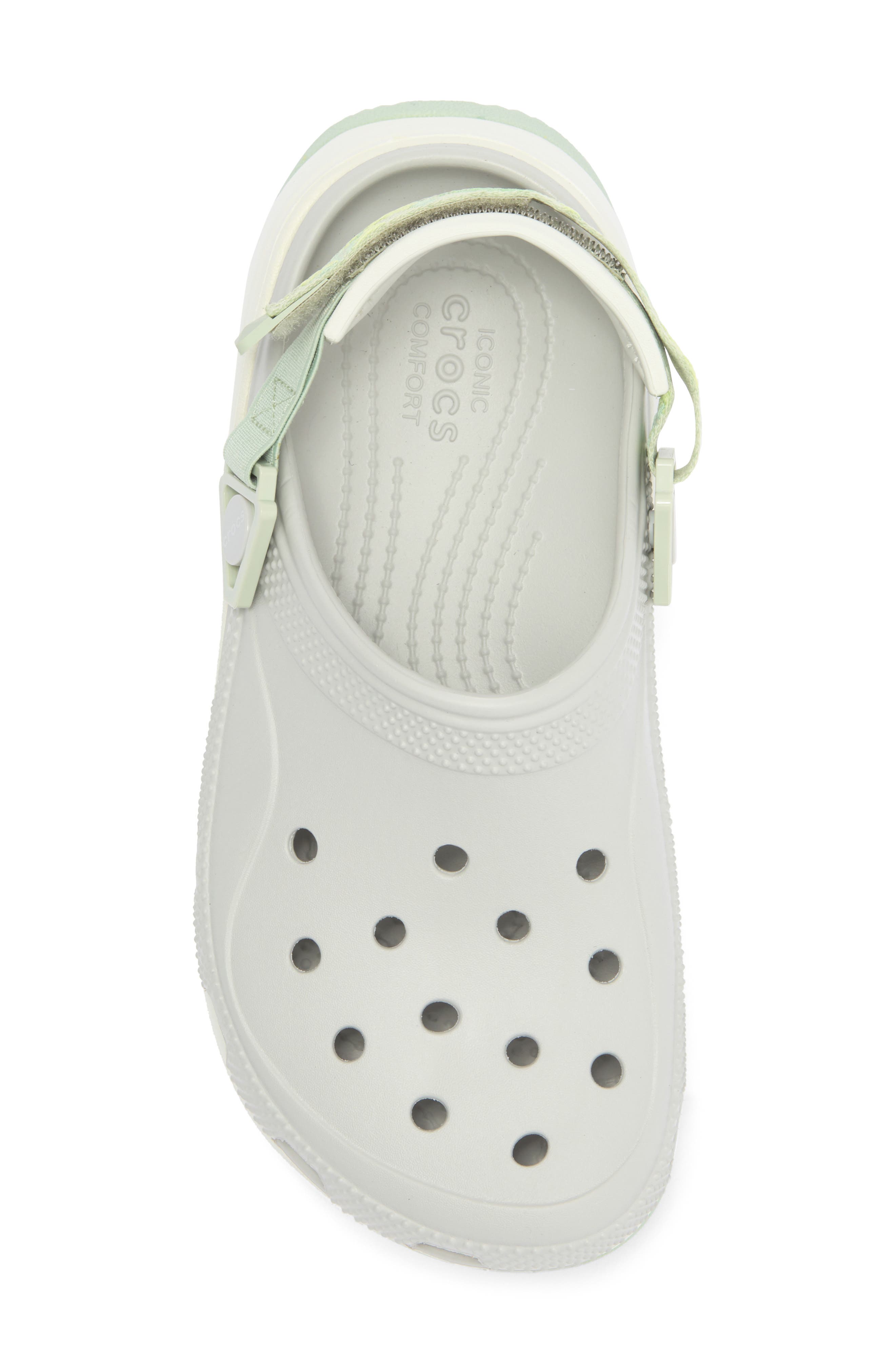 CROCS Hiker Xscape Marbled Platform Slingback Clog, Alternate, color, 