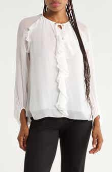 Nicky Ruffled Long Sleeve Top