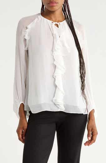 Nicky Ruffled Long Sleeve Top